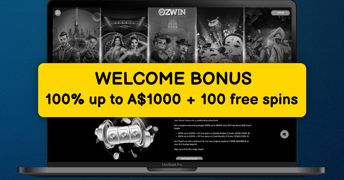 Ozwin Casino banner